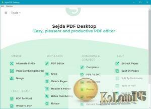 sejda pdf desktop password protect pdf