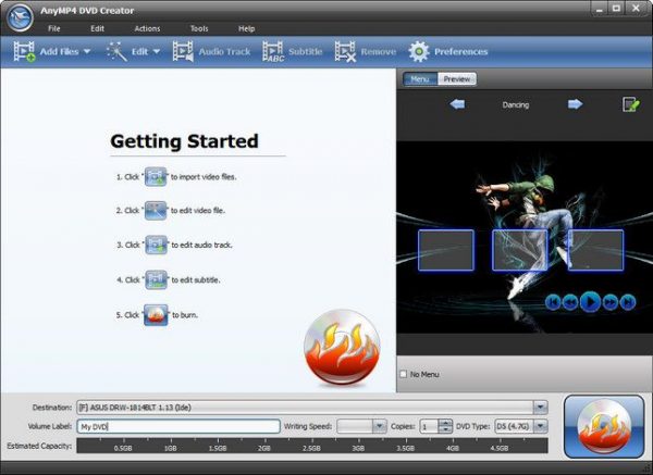 download the last version for windows AnyMP4 DVD Creator 7.2.96