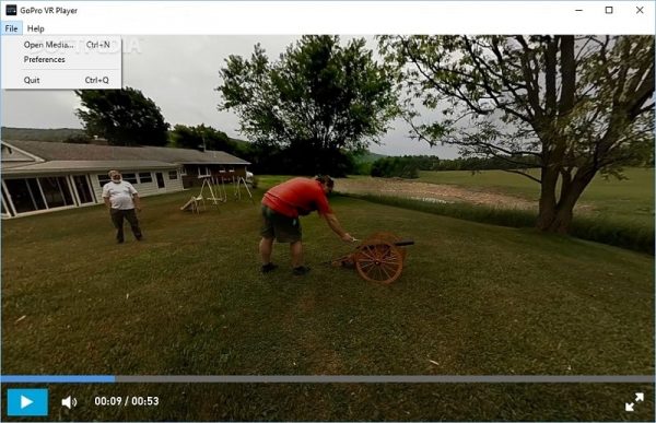 gopro vr player video smeared