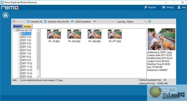 shareware duplicate photo cleaner