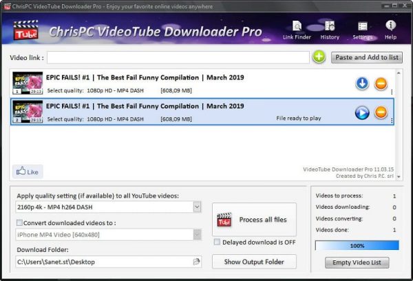 chrispc videotube downloader pro v8.20