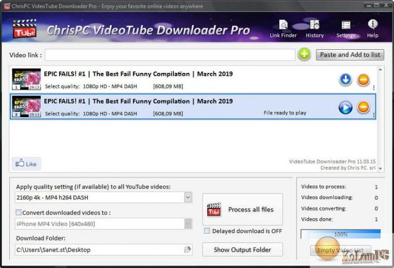 ChrisPC VideoTube Downloader Pro 14.23.0816 instal the last version for ios