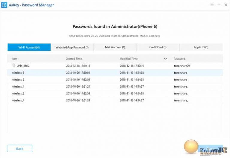 Tenorshare 4uKey Password Manager 2.0.8.6 download the last version for ipod