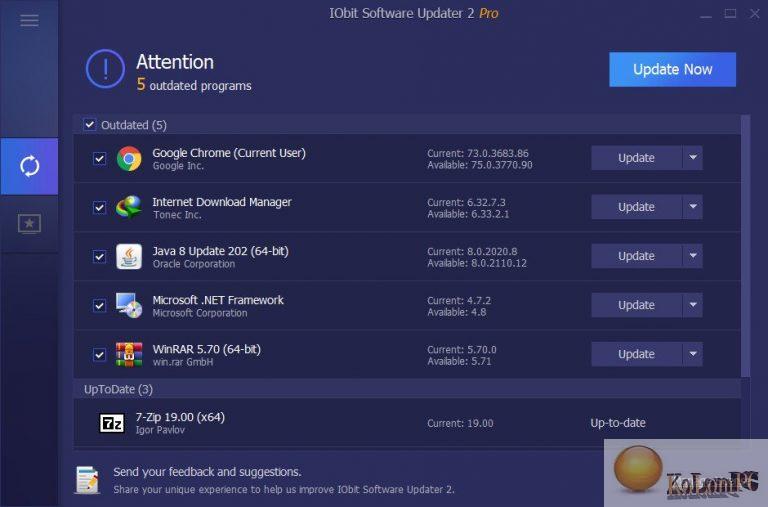 IObit Software Updater Pro 6.1.0.10 download the last version for android