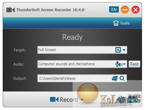 ThunderSoft Screen Recorder 