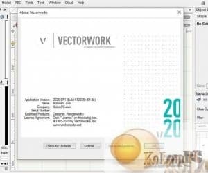 find serial number vectorworks
