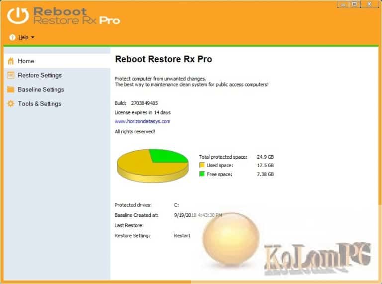 Reboot Restore Rx Pro 12.5.2708963368 free instal