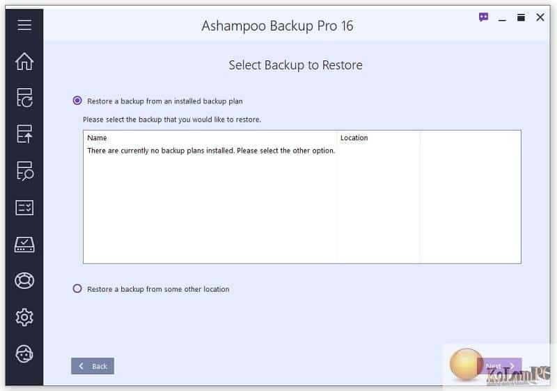 Ashampoo Backup Pro backup