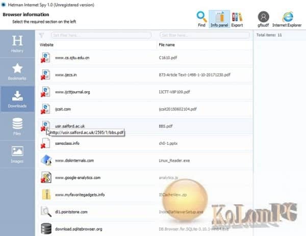 Hetman Internet Spy 3.7 for android instal
