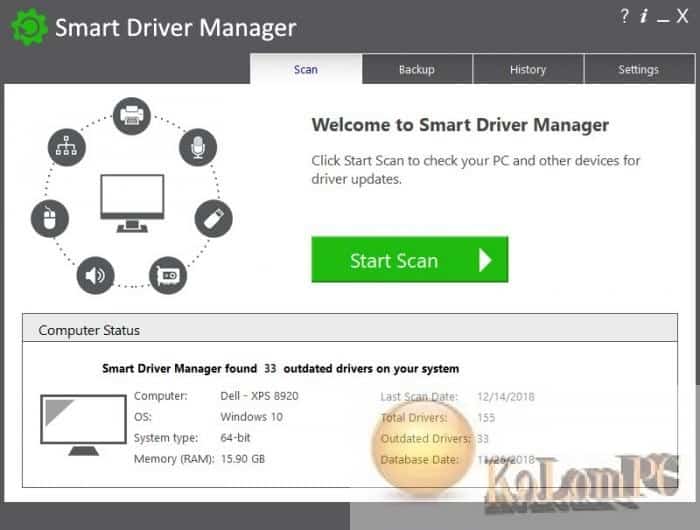 Smart Driver Manager Settings