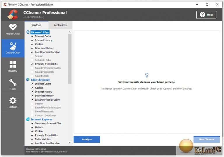 CCleaner Professional 6.18.10838 download the new for apple