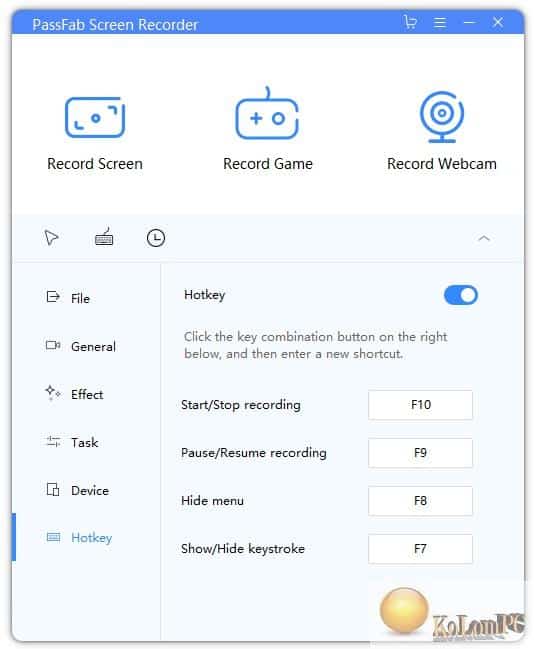 timer in Screen Recorder