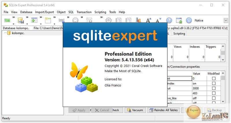 about SQLite Expert