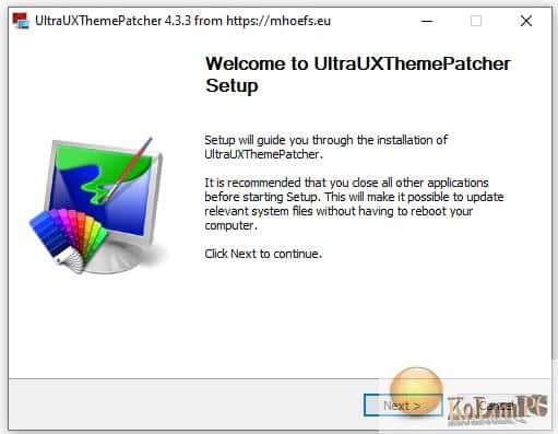 UltraUXThemePatcher install